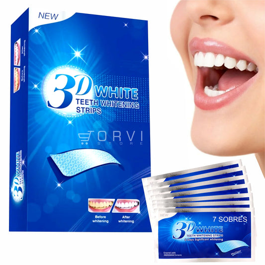 TIRAS BLANQUEADORAS DE DIENTES X7 P.