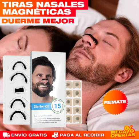 Tiras nasales Anti ronquidos x30 Cintas