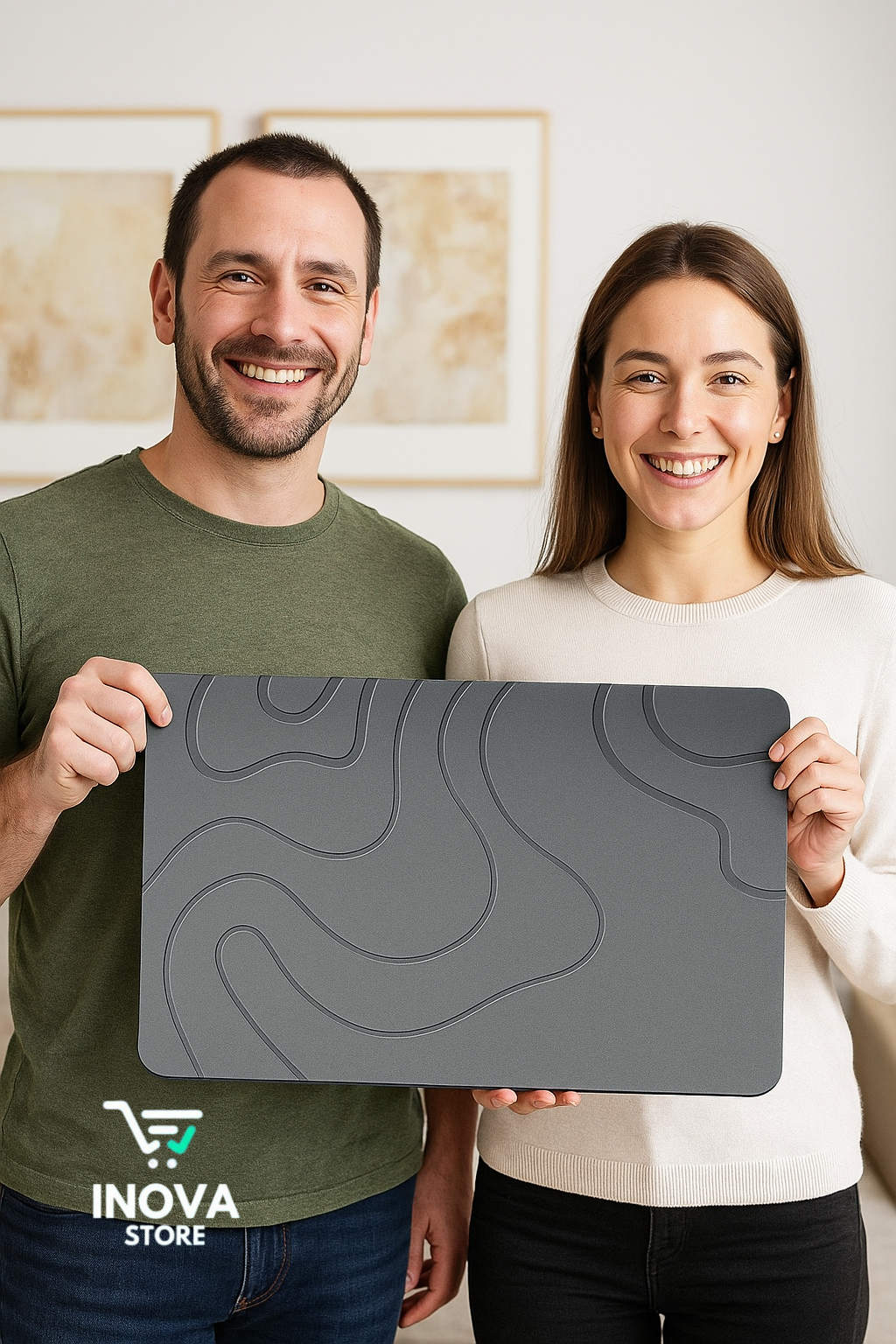 TAPETE EN PIEDRA ABSORBENTE