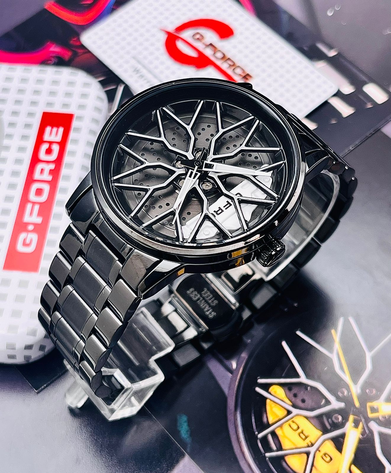 RELOJ G FORCE GIRATORIO l El Reloj que Todo Amante de los Autos Debe Tener