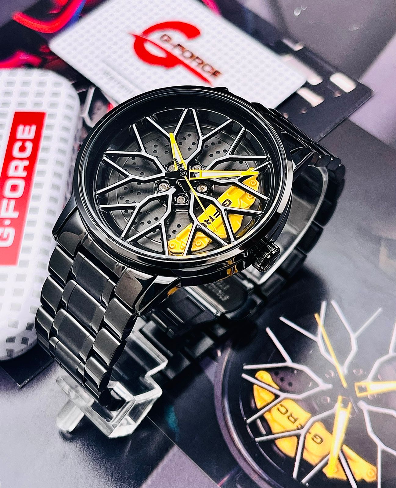 RELOJ G FORCE GIRATORIO l El Reloj que Todo Amante de los Autos Debe Tener