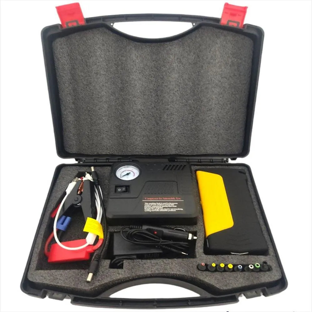 Kit iniciador de batería y compresor para carro o moto⚡